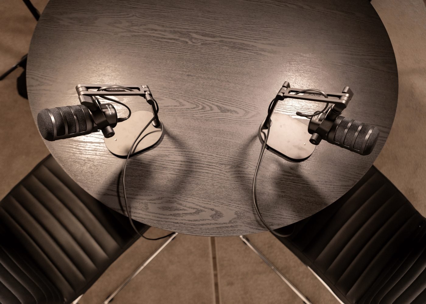 Podcast recording space